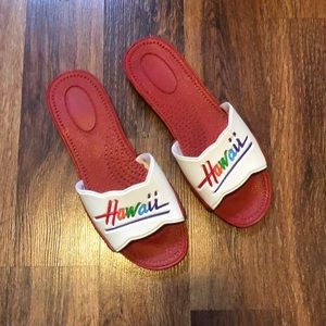 Vintage Hawaii Slides. Super Cute! Women’s Size 7